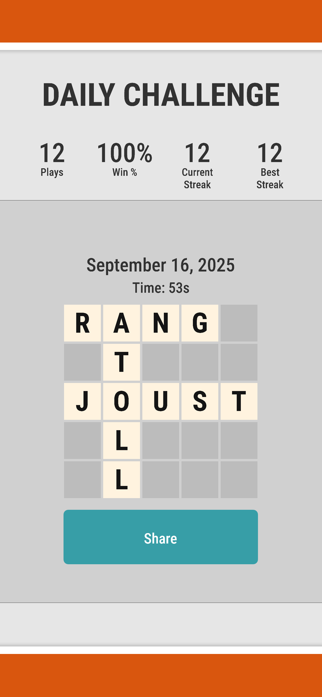 Daily challenge